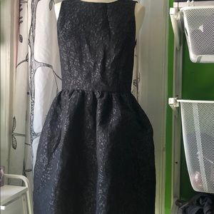 Black Jacquard Dress